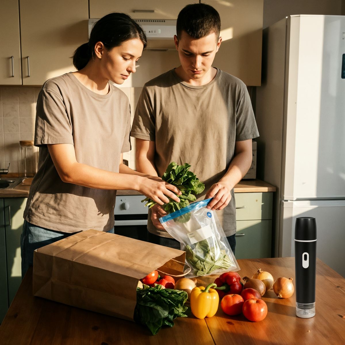 VacuFresh Mini-Vakuumpumpe – groceries